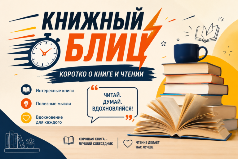 «Книжный блиц» — коротко о книге и чтении от предпринимателя Ивана Бухонина.