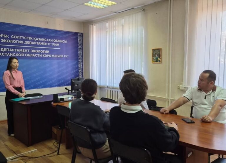 Марафон чтения: информационная встреча с сотрудниками Департамента экологии по Северо-Казахстанской области