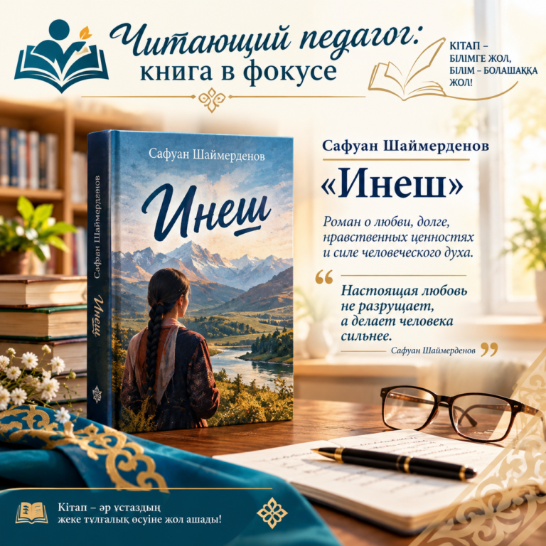 «Читающий педагог: книга в фокусе». Роман Сафуана Шаймерденова «Инеш»