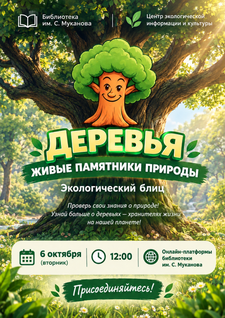 Экологический блиц «Деревья — живые памятники природы»